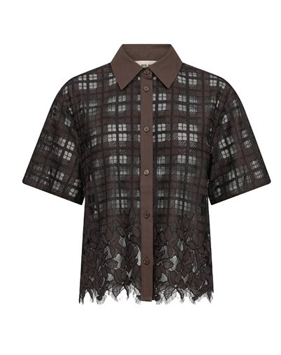Mos Mosh - MMLia Checko Lace Hemd - Delicioso